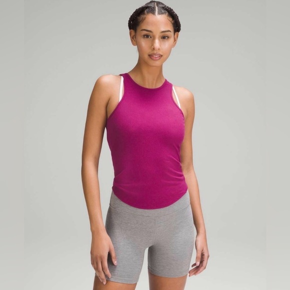lululemon athletica Tops - Lululemon Modal Silk Twist-Back Yoga Tank Top Size 4